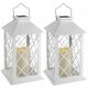  SuperLED solar lamp, white, 27 cm, 2 pcs.