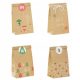  ADVENT CALENDAR DIY KRAFT PAPER BAGS CHRISTMAS GIFT 24pcs