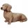  Dachshund made of sand concrete – charming decorative figure