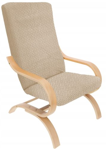 Chair cover Cover for the beige armchair Ubieramy-meble