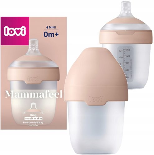  Biberon LOVI Mammafeel 150 ml avec tétine dynamique dès 0 mois