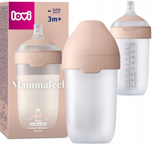  Biberon LOVI Mammafeel 250 ml avec tétine dynamique