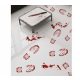  footprints bloody Halloween stickers