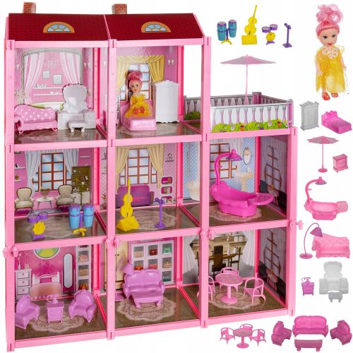  Kruzzel dollhouse 65 cm