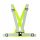 Yellow reflective rubber harness with wide CE reflective strip