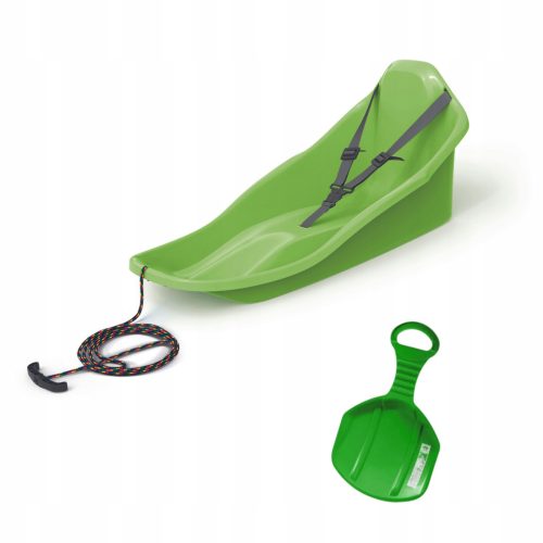  TOPO sled with backrest, fastened with belts + Winter slide