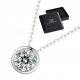  NM18 Silver Moissanite Necklace 0.5 ct 40-45 cm Silver 925