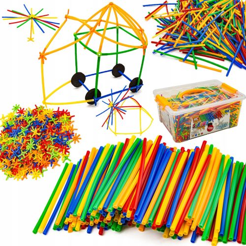  Building straws, blocks, sticks approx. 1,200