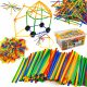  Building straws, blocks, sticks approx. 1,200