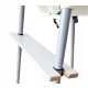  FOOTREST FOR IKEA ANTILOP CHAIR, ADJUSTABLE, WHITE MDF FOOTREST