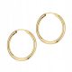  BEAUTIFUL GOLDEN EARRINGS Women's HOOPS 18mm pr. 333 HOOPS CREOLE RING 8k