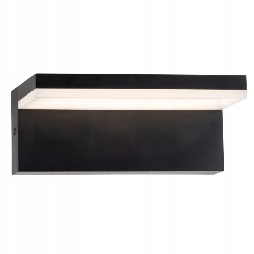  Polux black garden wall light with integrated 10 W LED source