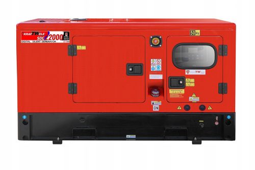 Stationary three-phase generator KrafTWele 17600 W diesel oil