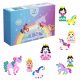  WATER BEADS La Manuli Set UNICORNS with accessories TEMPLATES