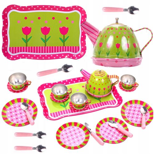  CHILDREN'S TEA SET, DISHES, KETTLE, U180