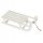  Deco Sledge 50.5x13.5x23.5 cm white wood with diode