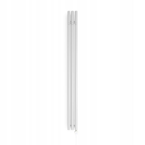  BATHROOM RADIATOR 180X15 CM ELECTRIC WHITE OLTENS STANG