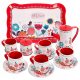  CHILDREN'S TEA SET KETTLE CUPS x13