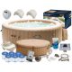 Whirlpool, Garden Whirlpool Whirlpool round inflatable structure Intex 795 l + 10 more products