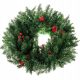  Christmas decoration, door wreath, decorative ornament, 60 cm thick, XXL