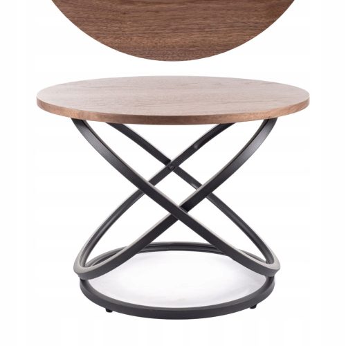 Signal Coffee Table Round Tables 60 x 60 x 45 cm Walnut