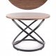  Signal Coffee Table Round Tables 60 x 60 x 45 cm Walnut