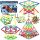  Magnetic building blocks, large set, balls, columns, 250 pcs. ZKL.00398 250 pcs.