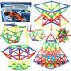  Magnetic building blocks, large set, balls, columns, 250 pcs. ZKL.00398 250 pcs.
