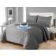 SOFT BLANKET PLUG SLEEVE FOR A Polyester Bedspread, 220 cm x 200 cm, in shades of grey