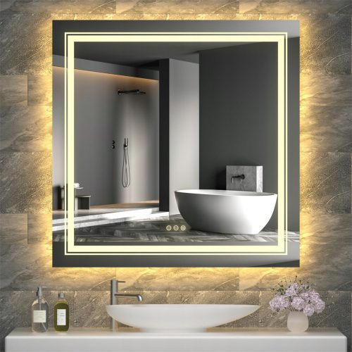 Square wall mirror 800 x 800 mm