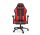  SPC Gear SR400RD Gaming Chair, Black and Red Synthetic Leather