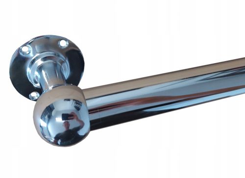 RAILING 400 cm STAIR HANDLE, CHROME-PLATED RAILING