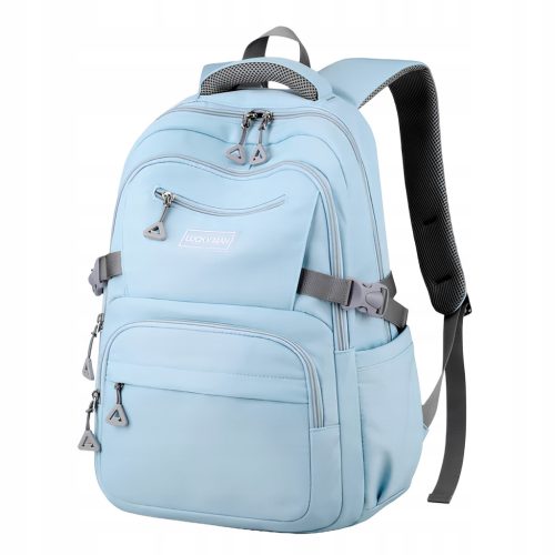 Versatile Youth School Backpack - Fits A4, Blue Nylon