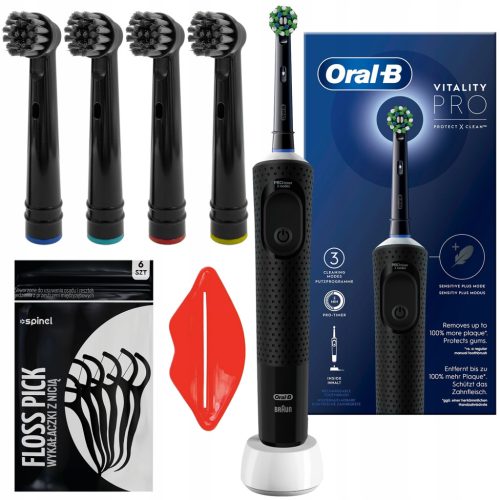  ORAL-B VITALITY PRO D103 ELECTRIC TOOTHBRUSH + HEADS