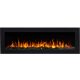 Built-in fireplace without heating function, electric Aflamo black 11 W 166 x 55 x 12.8 cm