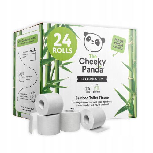  Cheeky Panda odorless toilet paper 24 pcs.