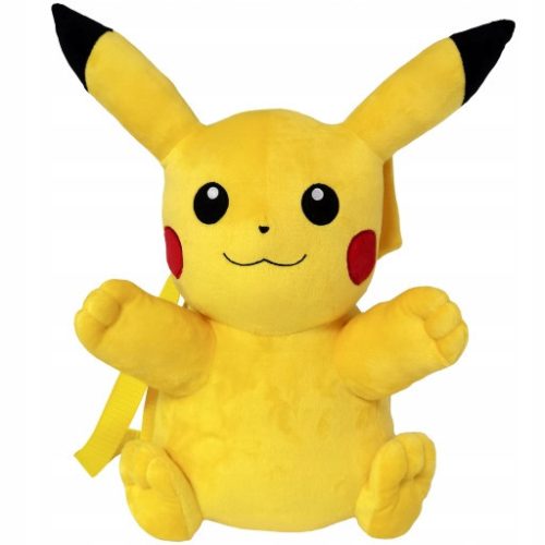  Pokemon PIKACHU Plush Backpack 36cm