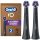  2x ORIGINAL ORAL-B iO RADIANT BLACK ELECTRIC TOOTHBRUSH HEAD