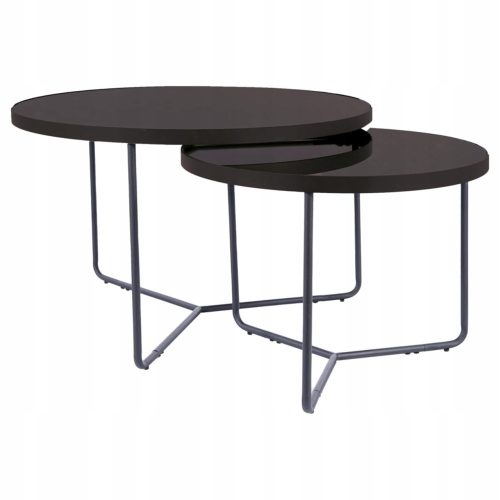  Signalbank, BENCHES, round, 80 x 80 x 50 cm, black