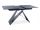  Signal Loft rectangular extendable table 120 x 80 x 76 cm black