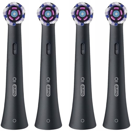  4x ORIGINAL ORAL-B iO RADIANT BLACK ELECTRIC TOOTHBRUSH HEAD