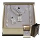  MEN'S SILVER FULL CHAIN ARMOR WITH PENDANT 925 + FREE ENGRAVING