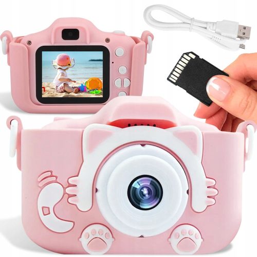  Children's camera Mobes GIFT FOR A CHILD, TOYS GAMES 5 Mpx, pink tones