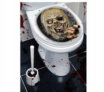  Guirca Zombie-Toilettenaufkleber 30 x 40 cm