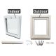 White PVC tilt window 40x80 400x800 tiltable