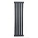  Bathroom decorative radiator DUBAJ 140/38 black