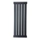  Water bathroom radiator Scarlet 387 W 380 x 1000 mm black