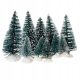  MINI CHRISTMAS TREE CHRISTMAS TREES Christmas Village 10 pcs