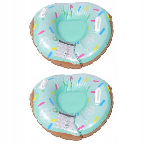  2x Fun Snowy Snow Sled for Adults