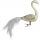  GOLDEN SWAN GLASS BALL 17 cm PREMIUM FORM